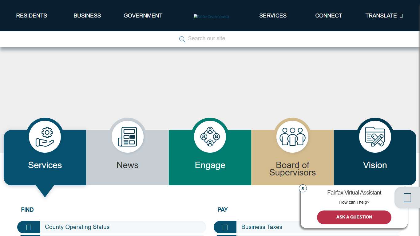 Fairfax County Homepage | Fairfax County